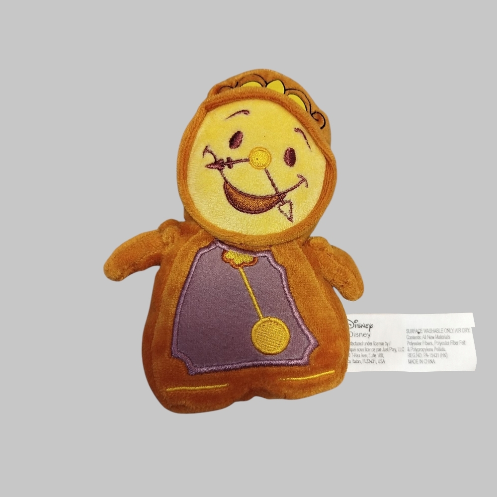 Disney Beauty and the Beast Cogsworth clock plush toy / stuffed animal